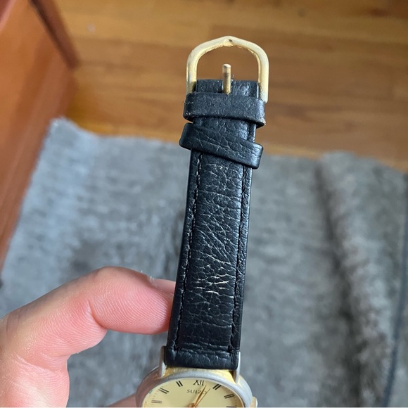 (Old Money) Suizo vintage leather watch for collectors - Picture 4 of 8